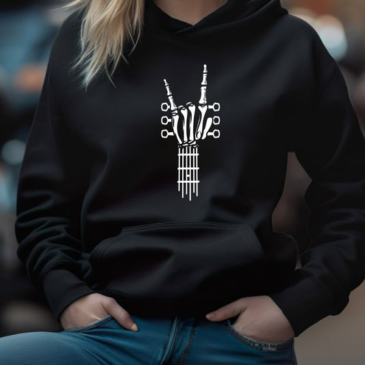 Sweatshirt/Hoodie - Rock & Roll Skeleton