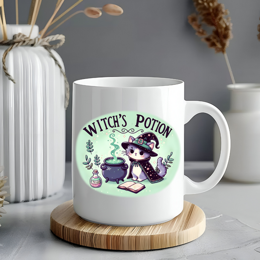 Mug - Witch's Potion with Cute Cat