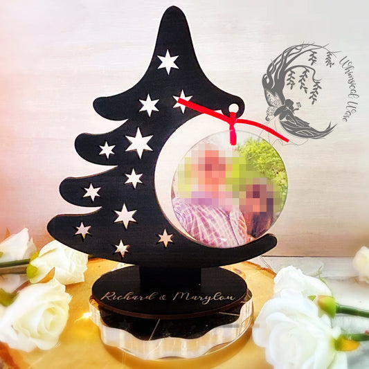 Customizable Laser-Cut Ornament Display Holder [Personalize]