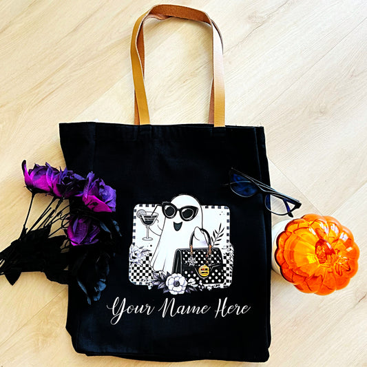 [Customized/Personalized] Tote Bag - Boujie Ghost